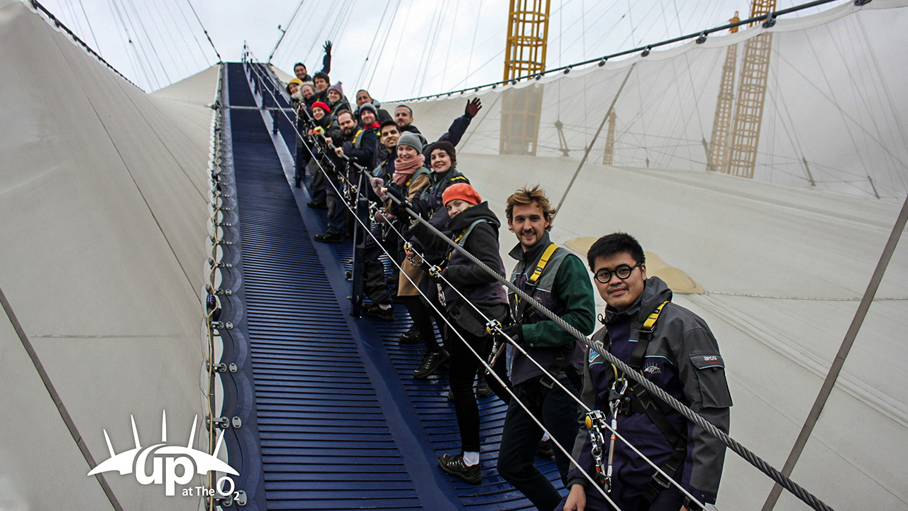 Climbing The O2 Millenium Dome