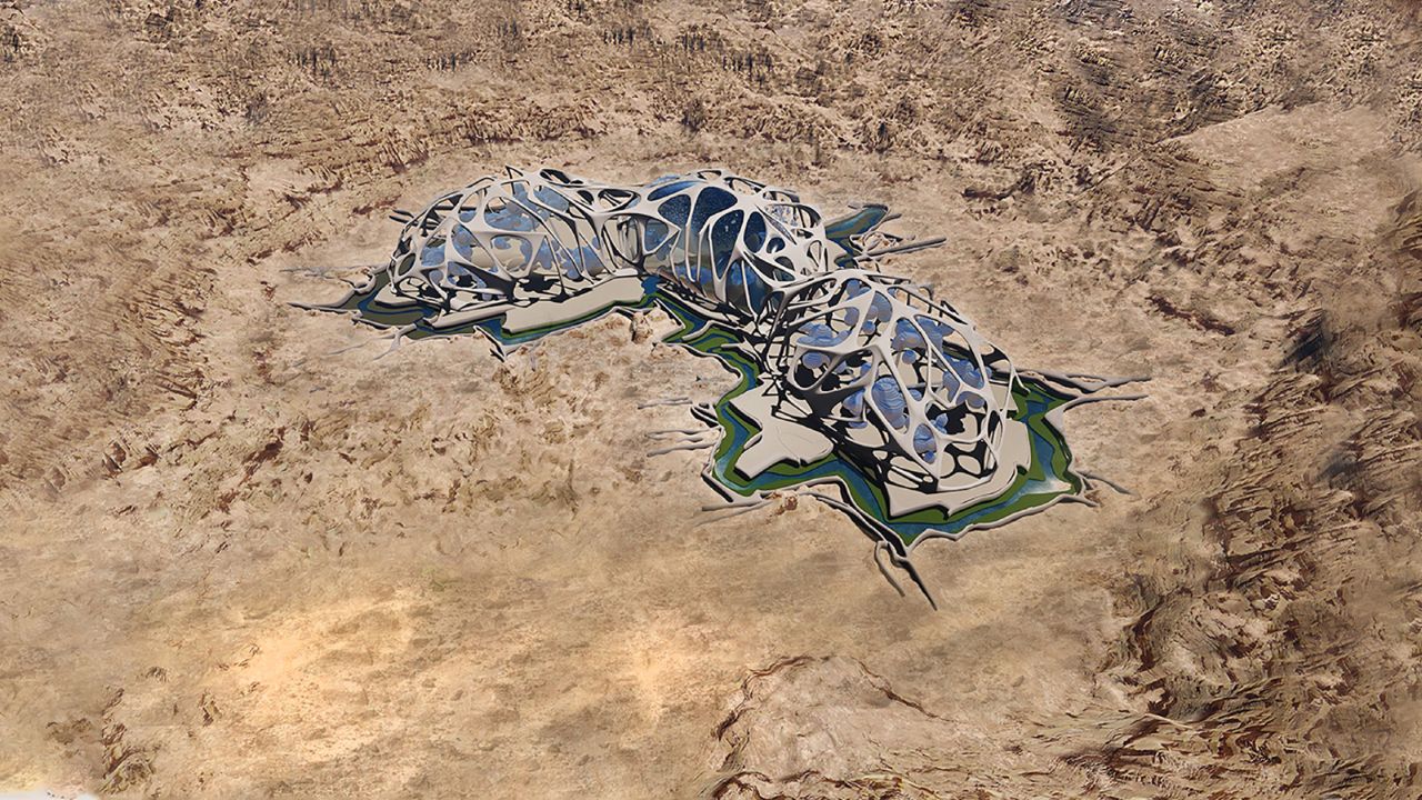 Neurosynthesis - Mars city design